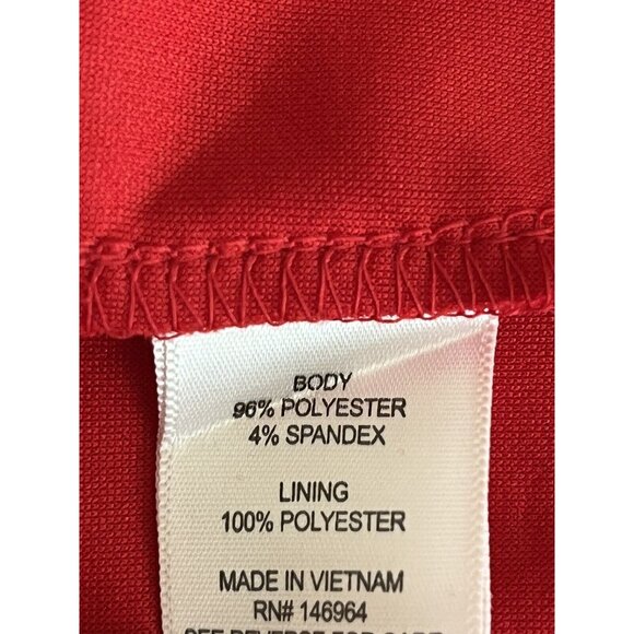 Signature by Signature by RobRobbie Bee Womens Red Cropped Evening Jacket Size L - Picture 5 of 9